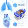 lanvor Finger Oximeter with Pulse, Fingertip Pulse Oximeter with Respiration, Portable Blood Oxygen Saturation Monitor with Pulse, 1 * Spo2 Sensor, 1 * Lanyard and 2 * Batteries